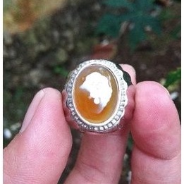 BATU CICIN ASLI AKIK GAMBAR NATURAL ALAMI AKIK CEMPAKA AGATE{1}