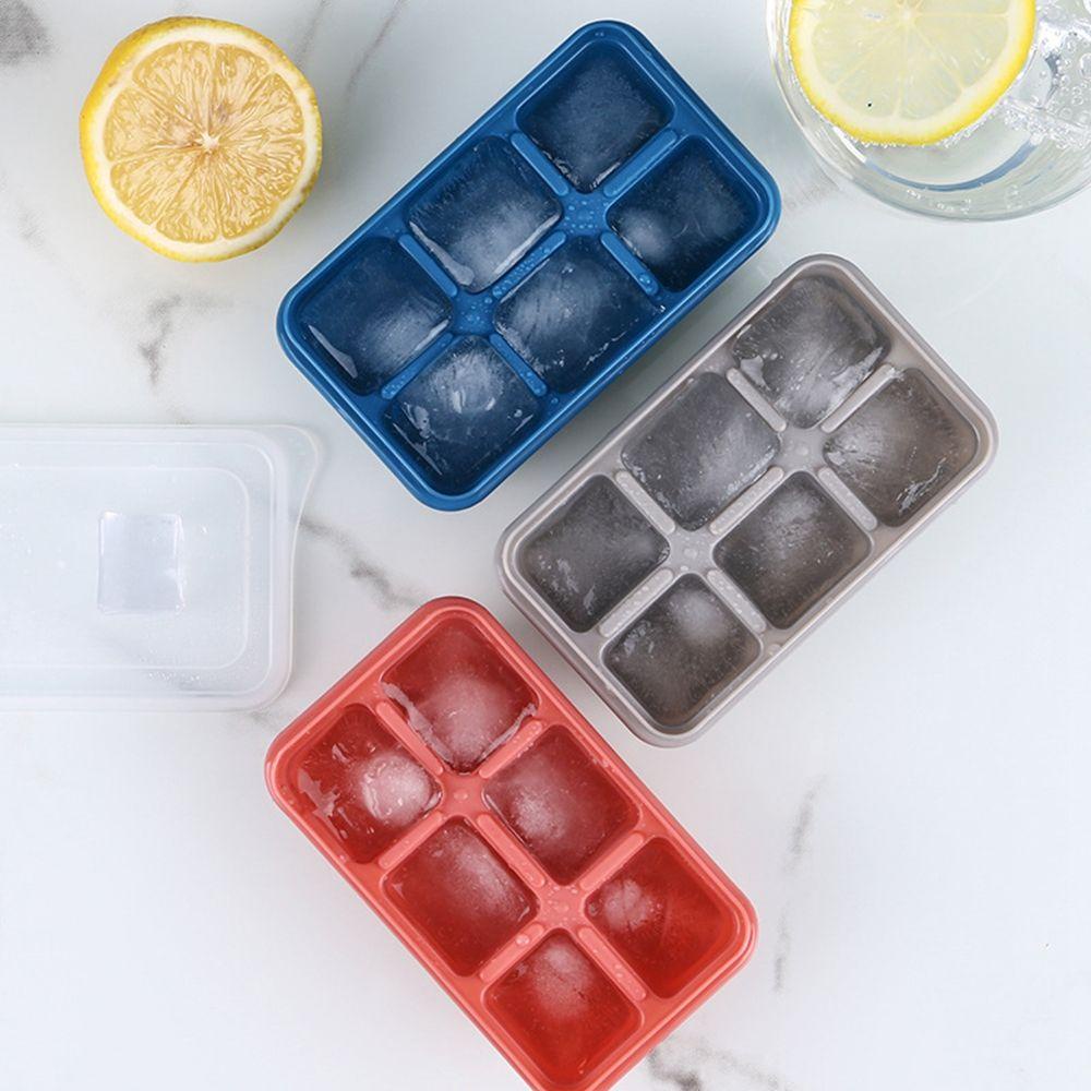 Rebuy Ice Cube Tray Easy-Release Outdoor Square Freezer Party Untuk Whiskey Cocktail Summer Alat Bar Minuman