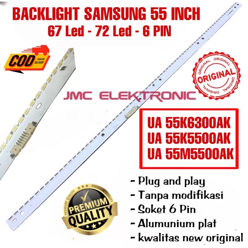 BACKLIGHT TV SAMSUNG 55 INC UA55K6300 UA55K5500 UA55M5500 55K6300 55M5500 55K5500