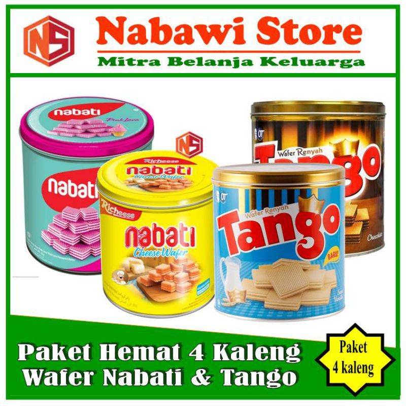 

Nabawi Store. Paket Super Hemat. Nabati dan Tango Wafer. PinkLava, Keju, Vanilla dan Coklat