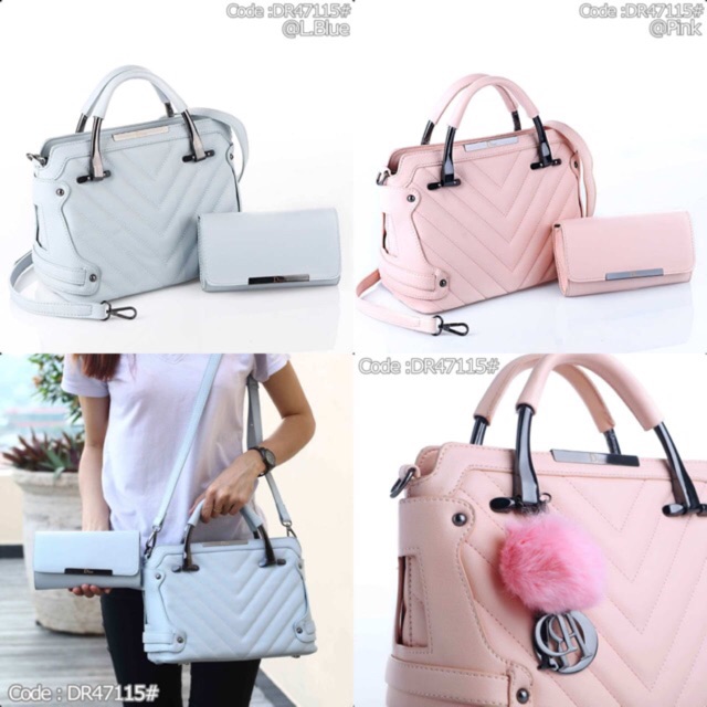 TAS DR47115#, NEW DIOR Diorissimo NeoMarie Bag With Cluth Women’s Shoulder Bag