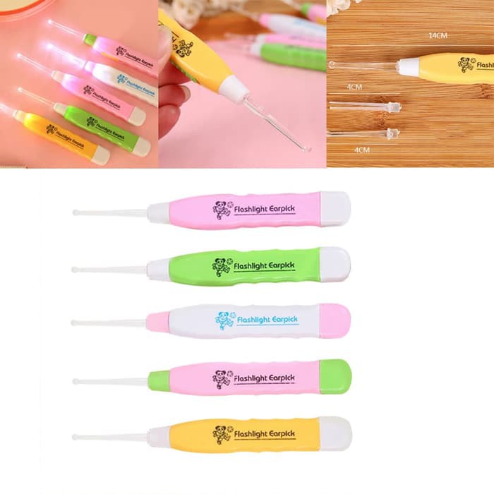 [GRAY.STORE178] Flashlight Earpick pembersih telinga LED korek kuping anak bayi . FEP