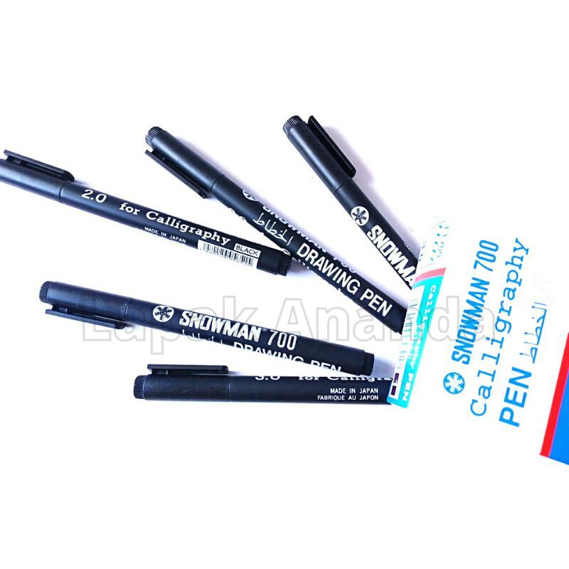 

Spidol Kaligrafi Snowman (1pcs) Drawing Pen For Calligraphy - Pena Pulpen sepidol