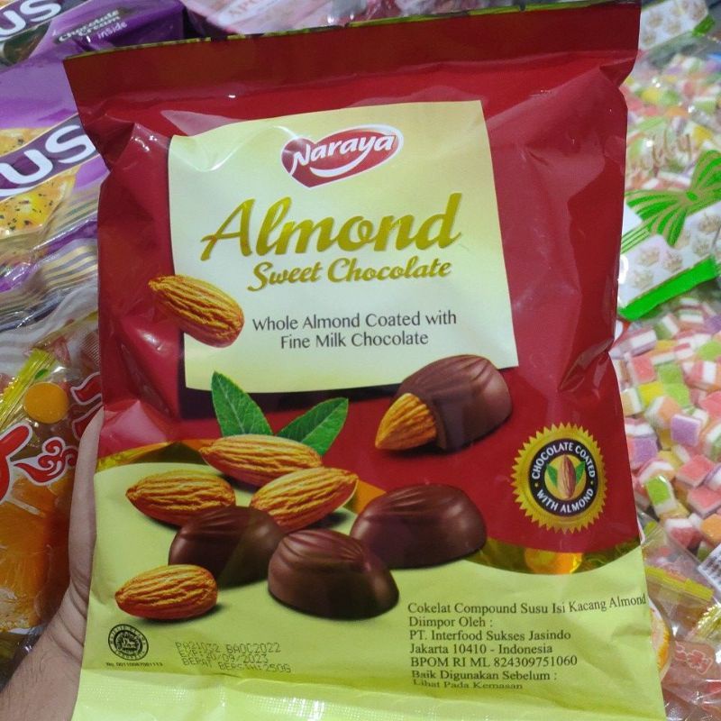 

Almond Sweet Chocolate - 250gr Product Of Malaysia