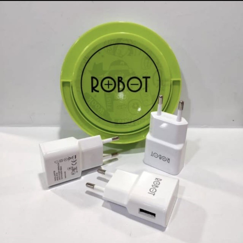 Batok kepala Charger Adapter Robot RT-K4 Single USB Port Original