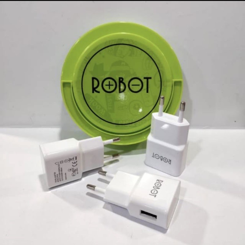 Batok kepala Charger Adapter Robot RT-K4 Single USB Port Original