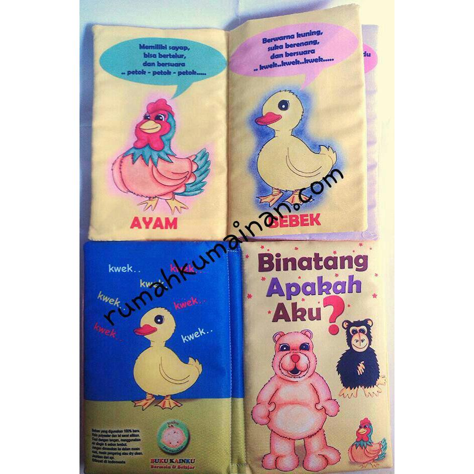 Buku Bantal Binatang Apakah Aku | Shopee Indonesia