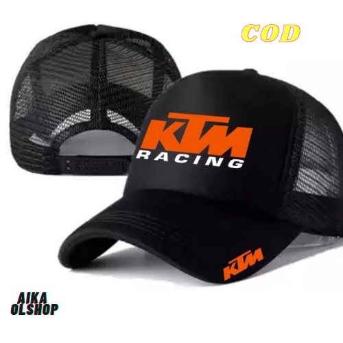 Snapback Topi Trucker Jaring Dewasa KTM Racing