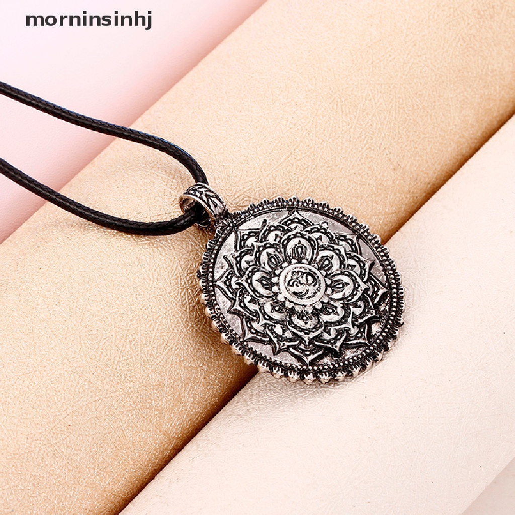 Mor Liontin Lotus Tibet Mandala Retro Untuk Meditasiyoga