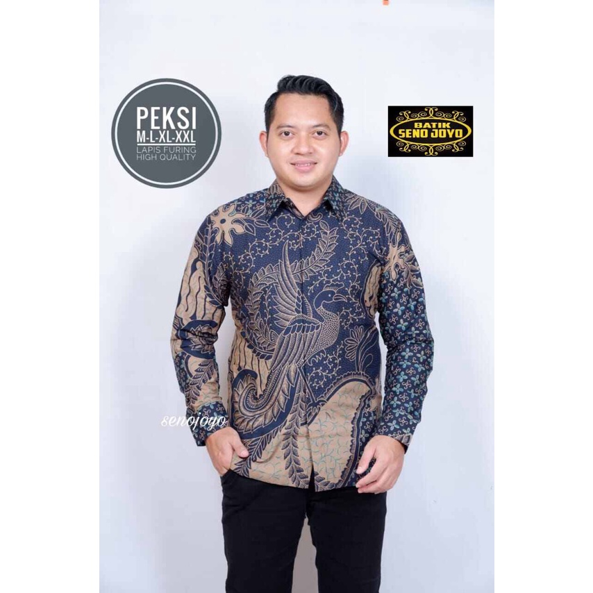 Kemeja batik pria terbaru 2022 warna biru dongker / batik lengan panjang pria warna navy / baju batik panjang kencono dongker / kemeja batik pesta warna biru navy / kemeja batik dongker terbaru / hem batik panjang terbaru warna navy