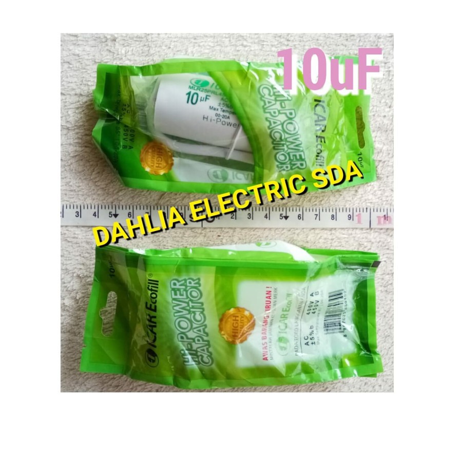 KAPASITOR 10Uf ICAR ECOFILL HI- PPOWER CAPASITOR 10Uf