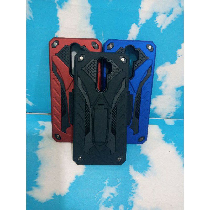 Oppo A5/A9 2020 Phantom Series Stand Iron Hardcase Spigen touch armor case Robot