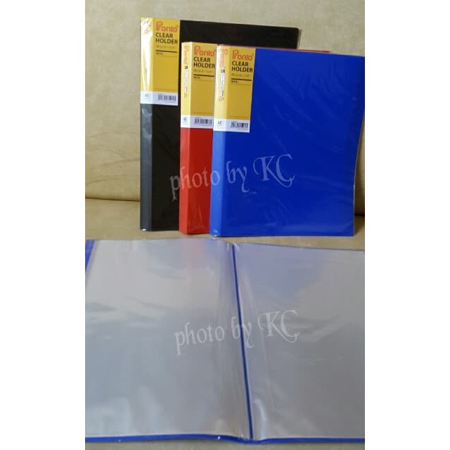 

ATK0102PR 40lbr F4 Clear Holder Sheet Pronto buku map plastik file