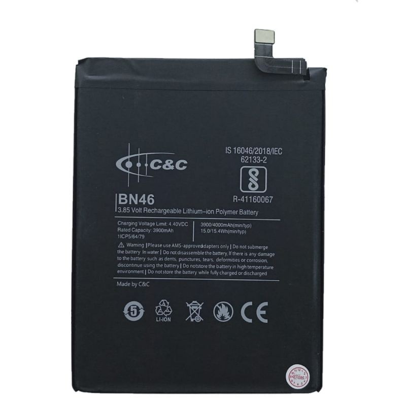 (TWS) Batre Baterai Battery Xiaomi Redmi 7 BN46 Merk C&amp;C