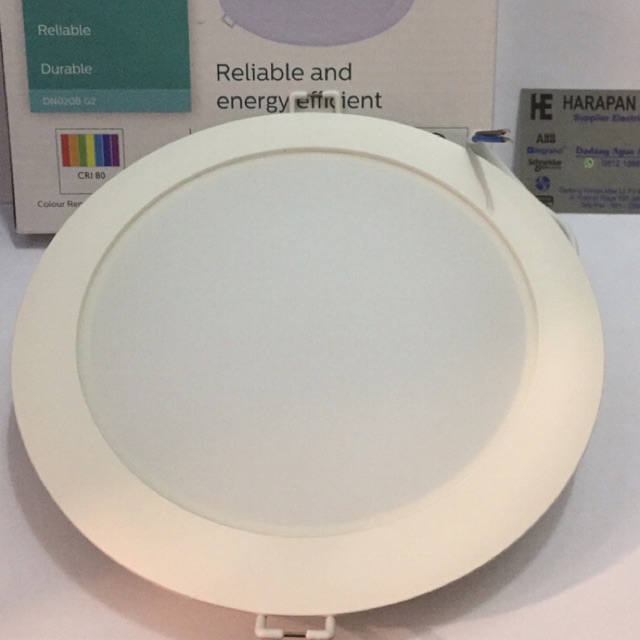 DOWNLIGHT PHILIPS 19 WATT DN020B 7 inc LED, PUTIH / KUNING