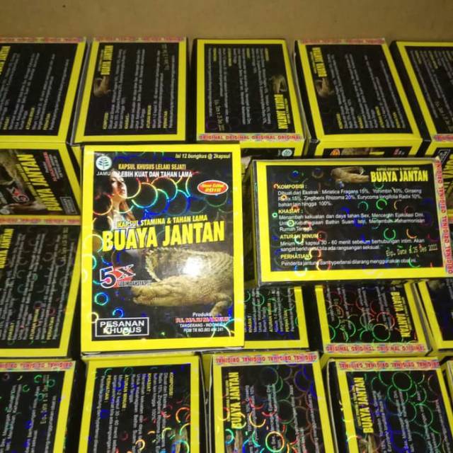 Buaya jantan kapsul 5x original