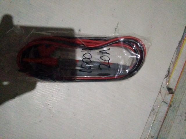 Kabel Multitester Ujung Lancip Tajam - Jarum Avometer Sepasang Warna Merah Hitam -kabel Multi Tester