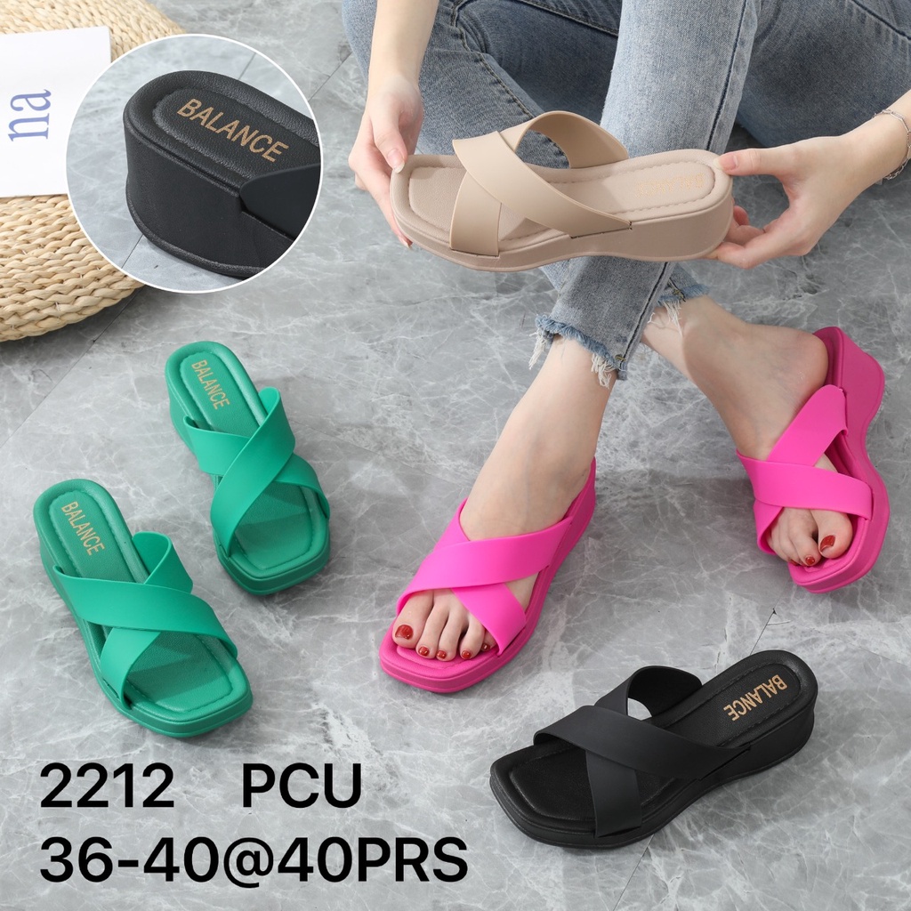 Sepatu Sandal Karet Jelly Wanita Import Balance 2212