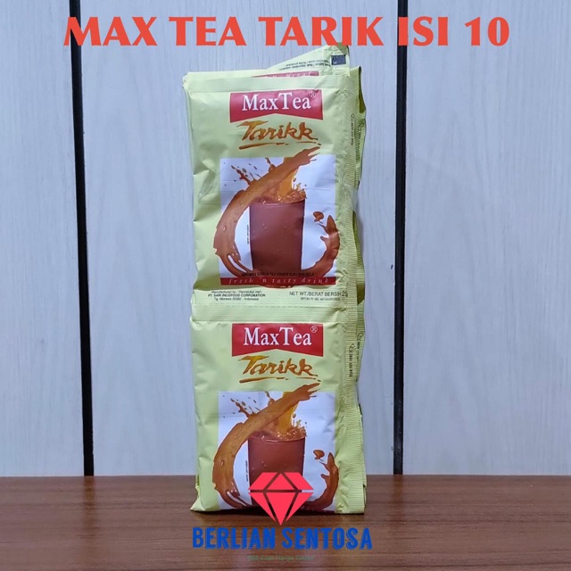 

max tea tarikk teh tarik RENCENG isi 10