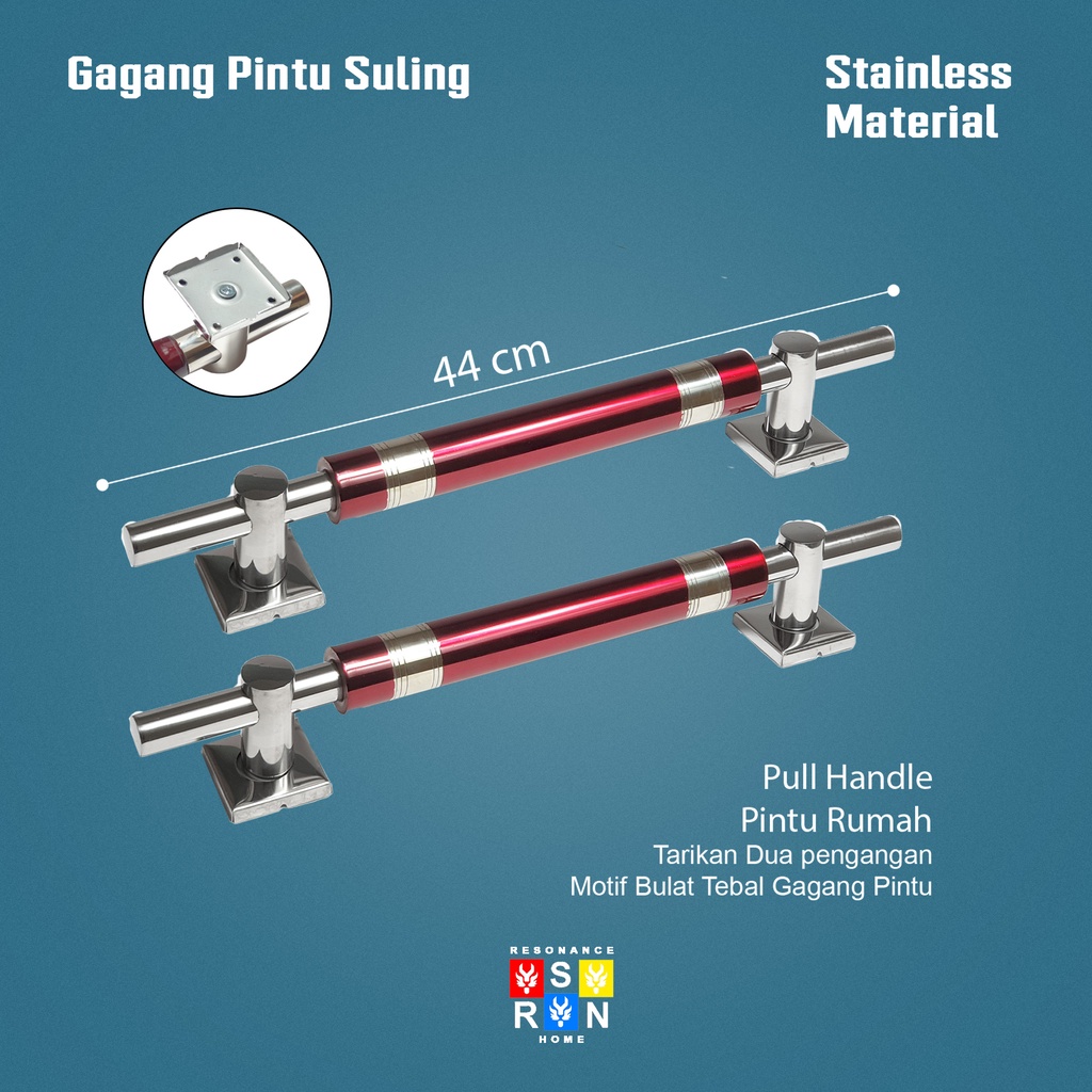 Pull Handle Pintu Rumah / Gagang Tarikan Pintu 45 cm Suling Resonance Home