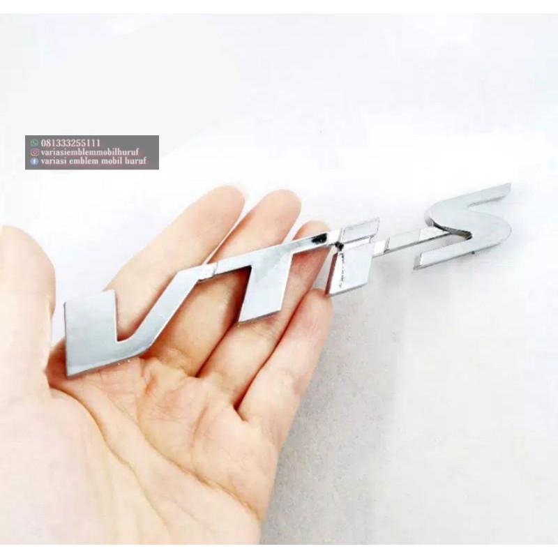 Emblem logo vtis honda civic ukuran original bagasi