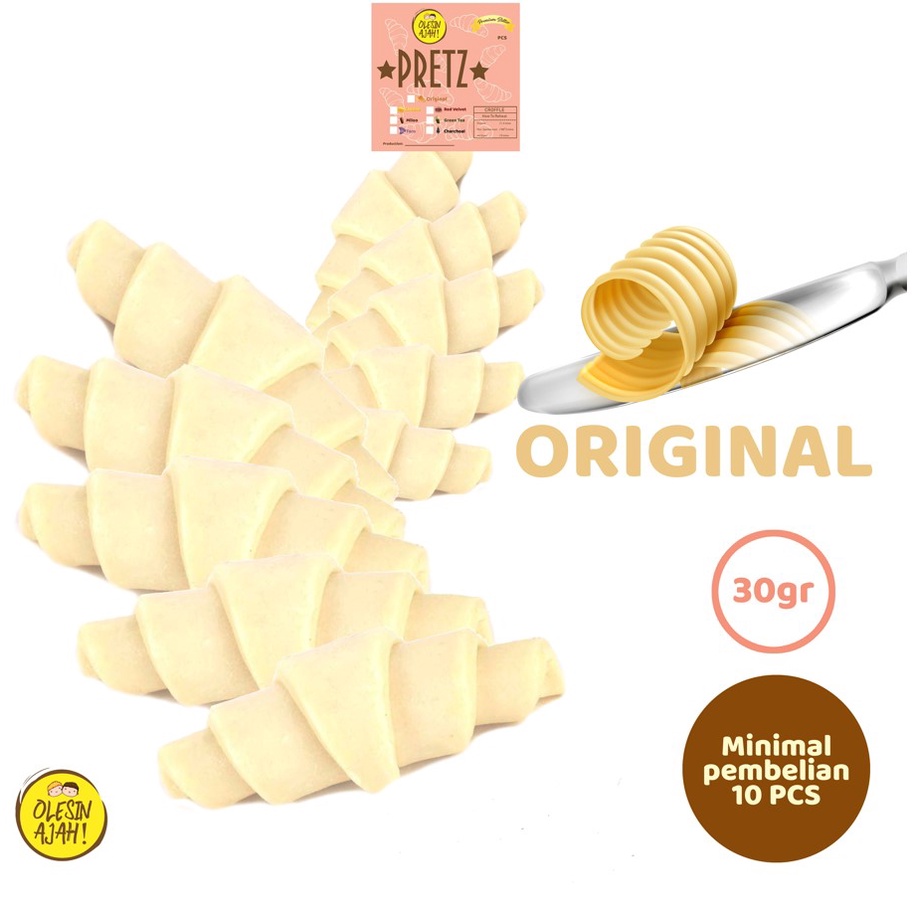 

CROFFLE - Croissant Dough Frozen +- 30gr isi 10 pcs