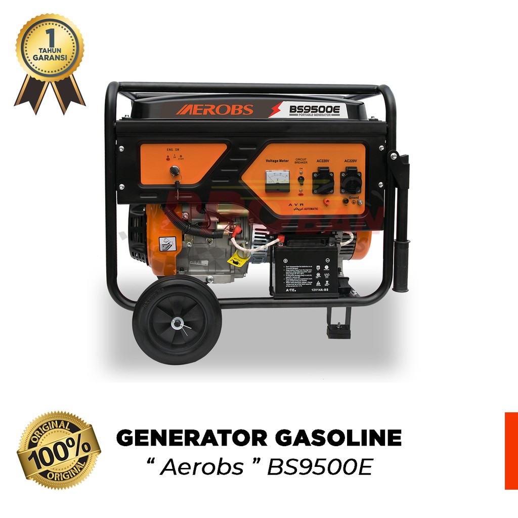 

Mesin Genset / Generator Gasoline AEROBS BS9500E