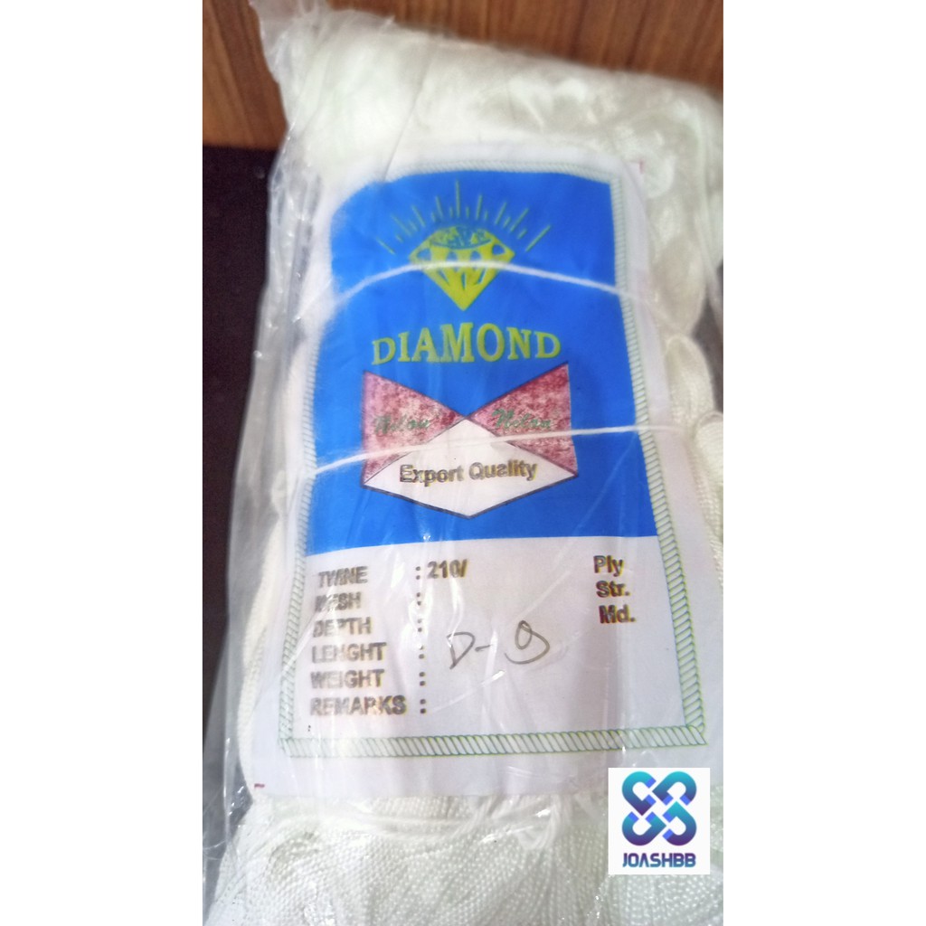 [1PAK] Benang Nylon Putih D9 - D24 +- 20ikat 400gram Export Quality / Benang rajut jala / Benang Nylon