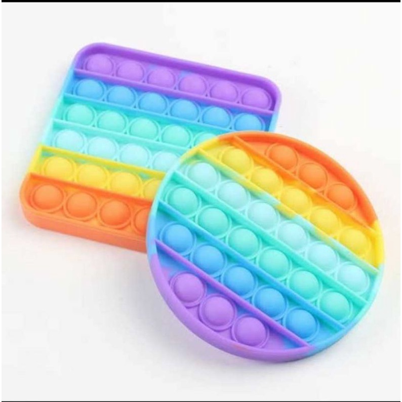 Mainan POP IT rainbow (Fidget toys)