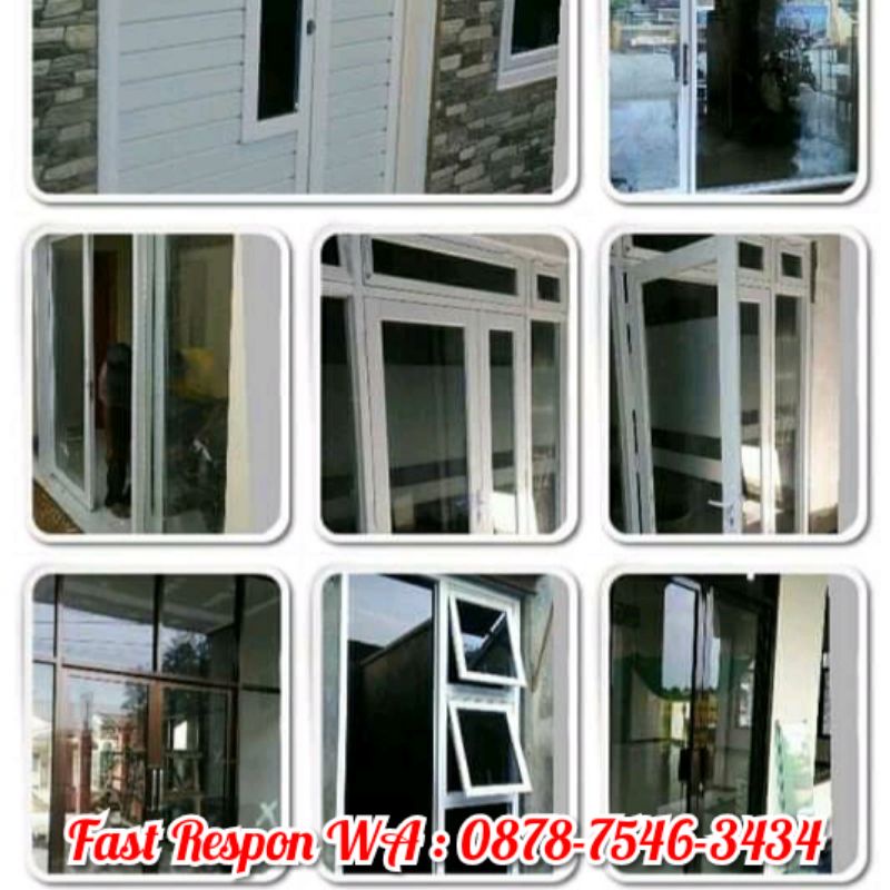 PINTU ALUMINIUM / KUSEN ALUMUNIUM /JENDELA ALMUNIUM MURAH BERKUALITAS