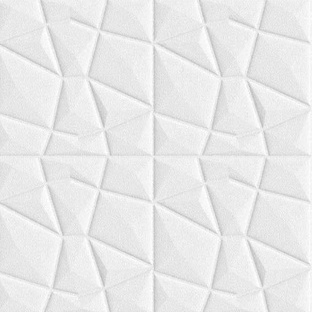 WALLPAPER FOAM 3D STICKER DIAMOND 70CMX70CM WALLPAPER DINDING-WHITE 6MM