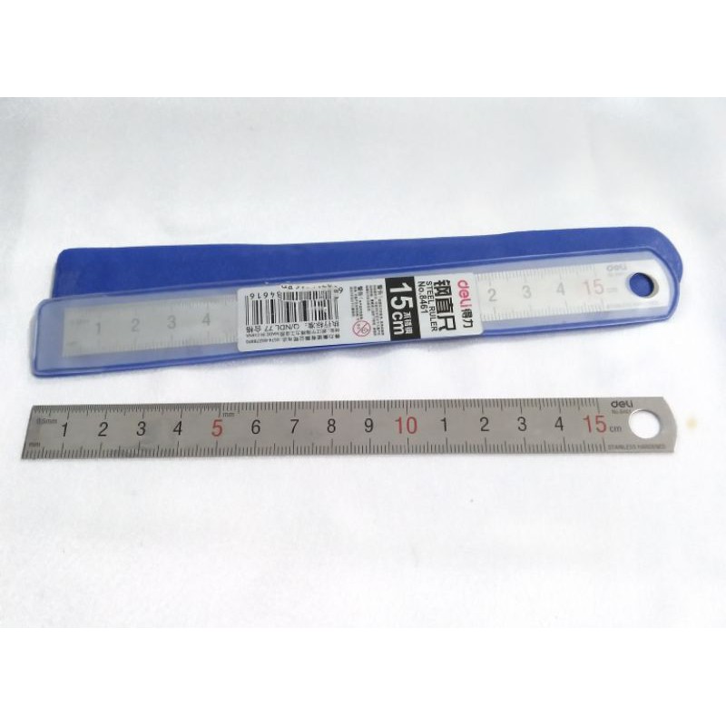 

PENGGARIS BESI 15CM / MISTAR / MERK DELI E-8461