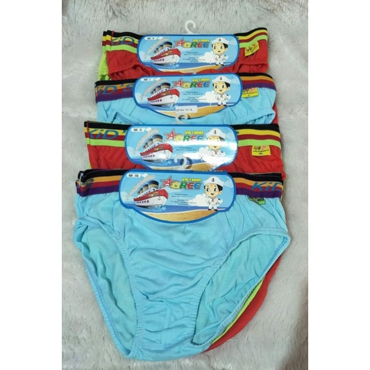 celana dalam anak laki-laki Agree isi 3 pcs - cd anak cowok - pakaian dalam - bikini