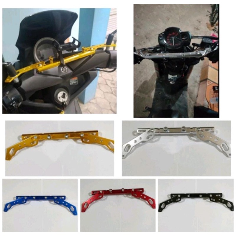 STABILISER PALANG STANG FULL CNC STELAN STABILIZER NMAX AEROX LEXI ADV VARIO NEW VARIO 125 VARIO 150 VARIO 160 KLX CRF 150 RX KING VIXION