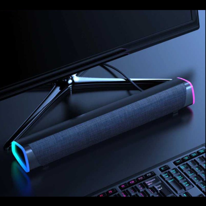 Soundbar Bluetooth Speaker PC RGB Home Theater HiFi 3D Surround