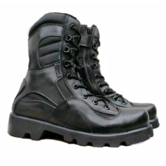 Sepatu pdl boots tactical kulit asli original caanggo