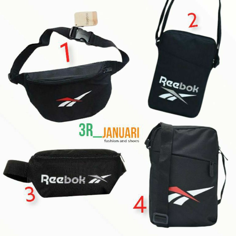 sling bag /waist bag / tas slempang / tas pinggang, tas sepatu REEBOK ORIGINAL