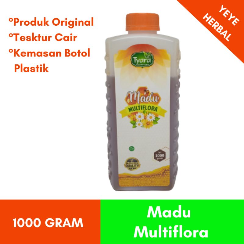 

Madu Murni Multiflora Tyara 1000 gram