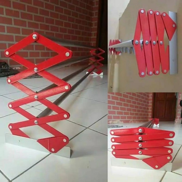 terbaru Drying rack jemuran indoor anti karat cnc aluminium