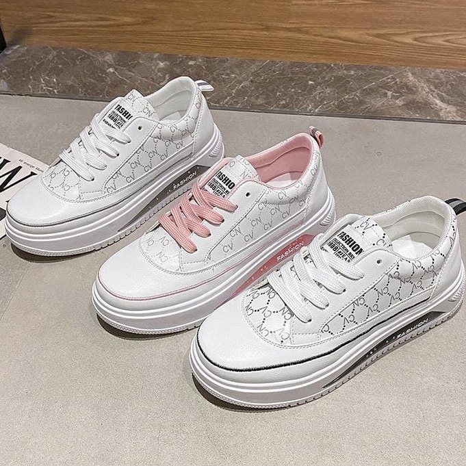 TBIG [COD] Sepatu Sekolah Sneakers Import Shoes FASHIONCN Wanita Sepatu Korea Style Sekolah Kuliah