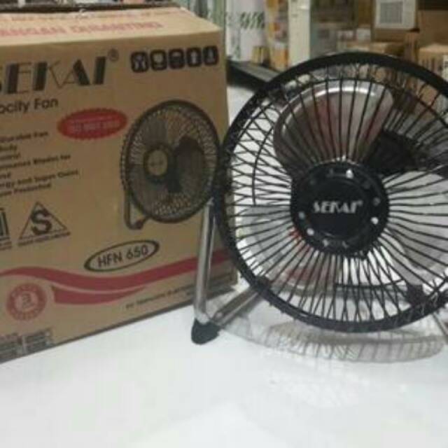 SEKAI Kipas Angin Mini Tornado 6&quot; / Sekai HFN 650 / Kipas Angin Meja 6 Inch BESI