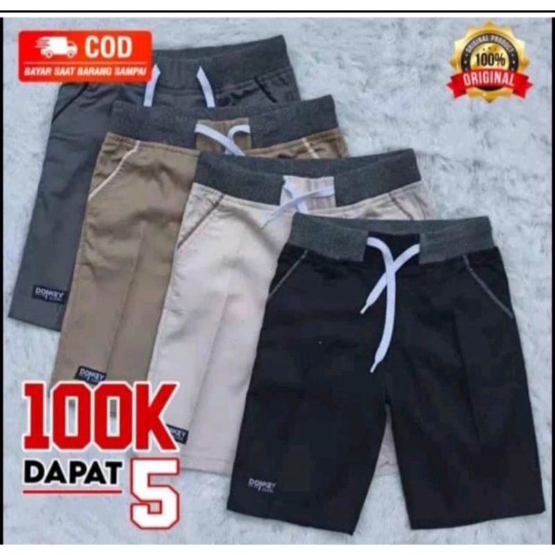 TERLARIS CELANA PENDEK CHINOS PRIA DEWASA 100 RIBU DAPAT 5