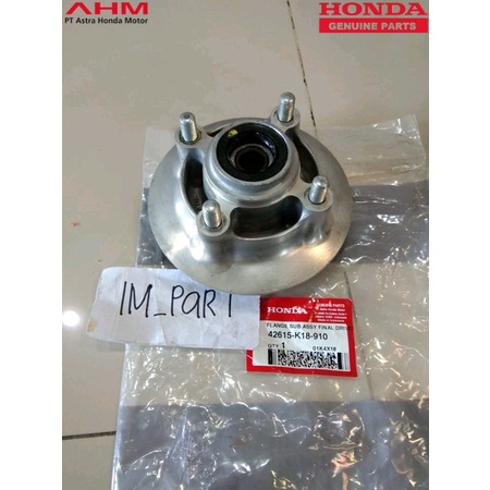 MURAH Nap Dudukan Gear Gir Belakang - Flange Sub Assy Final Driven Verza 42615-K18-910 42615k18910 J