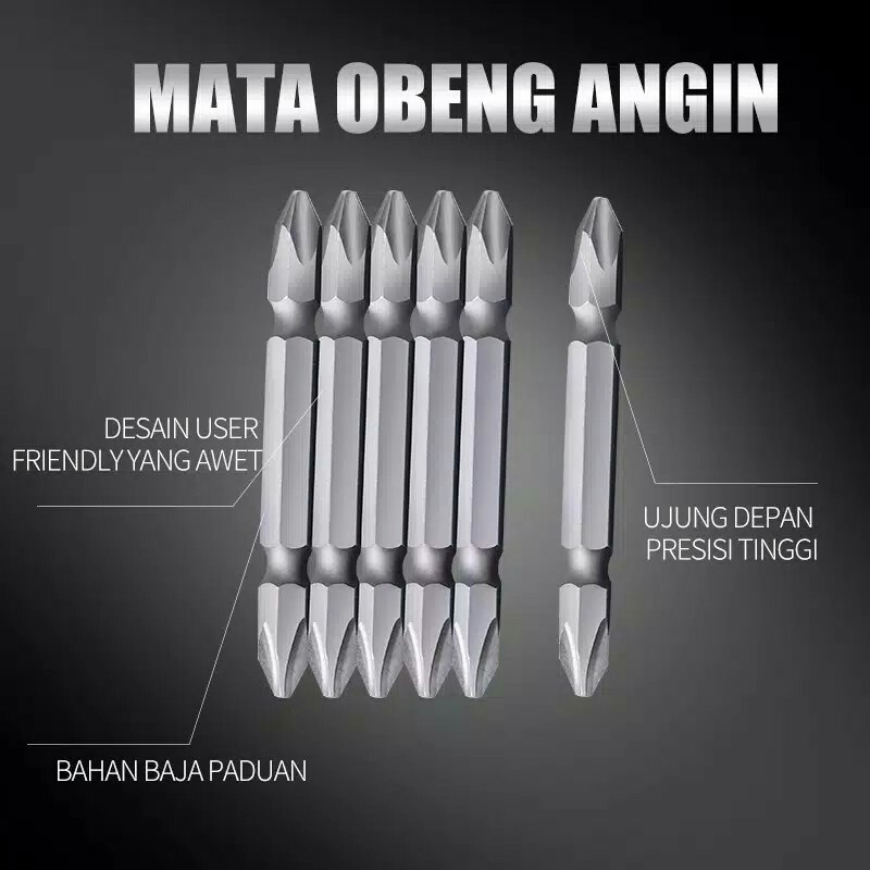 Mata obeng gypsum Murah isi 10pcs / mata bor Screw driver bit