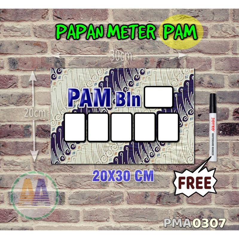 

Papan Meter Listrik PLN PAM motif Unik - Batik 07 - Toko2A