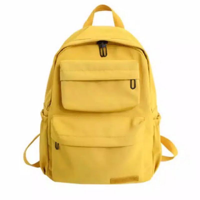 Tas Ransel Backpack Fashion Pria Wanita Kanvas Murah Promo