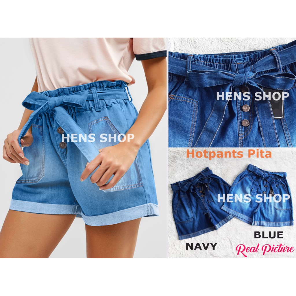 CELANA PENDEK WANITA / HOTPANTS PITA WANITA STANDART DAN JUMBO JEANS