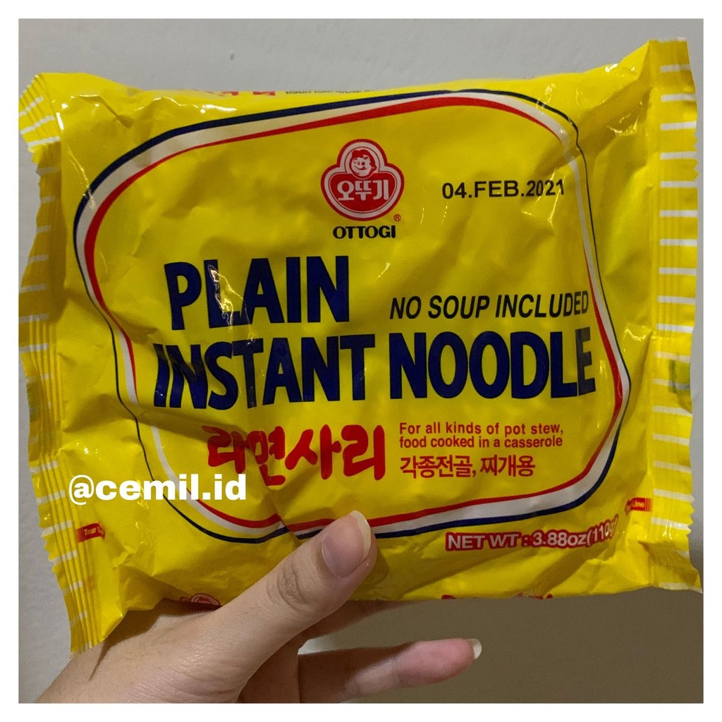 

OTTOGI Plain Instant Noodle NO SOUP INCLUDED - Mie Instant Polos Tanpa Bumbu IMPORT KOREA