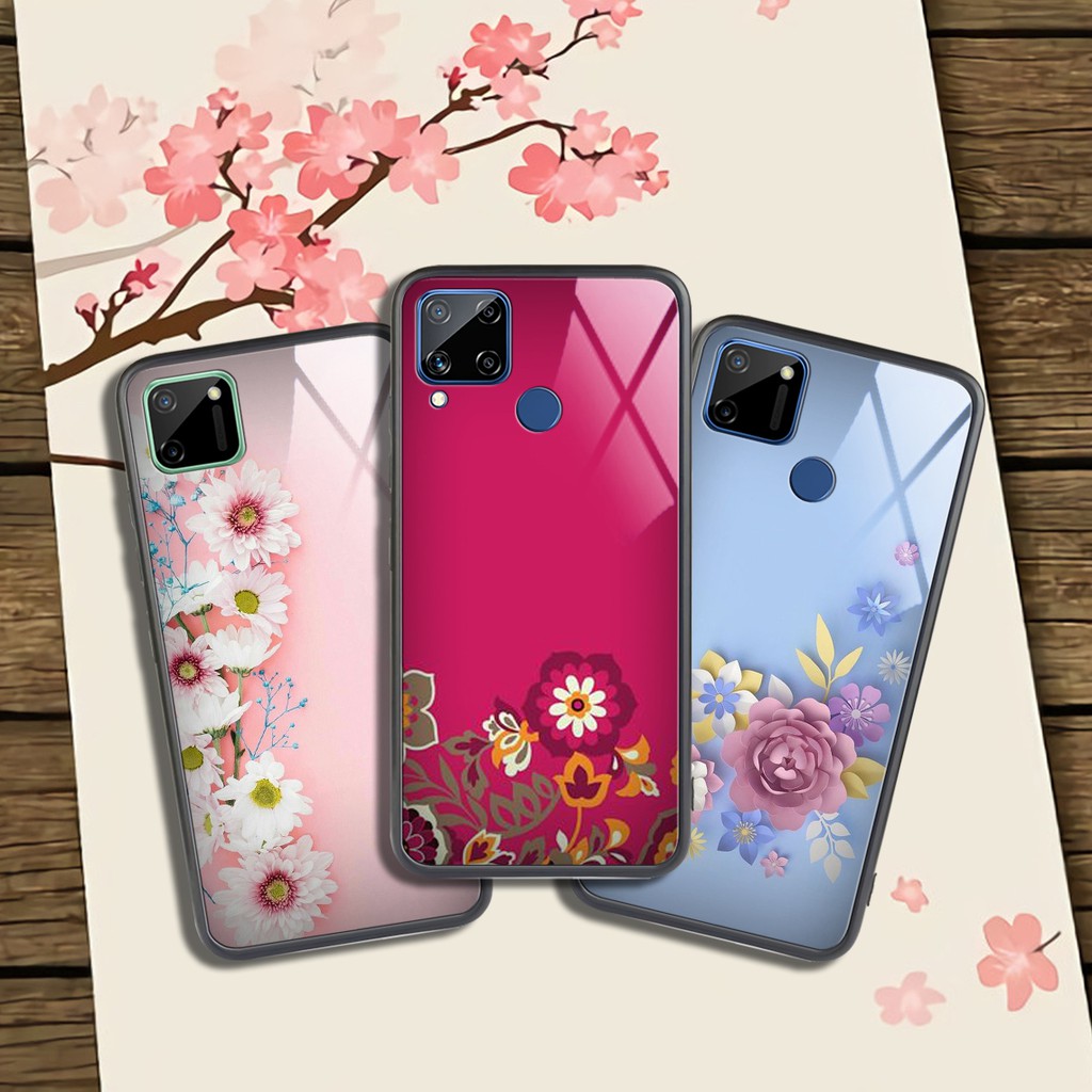 LS261 Softcase Glass Kaca Kilau REALME C11 12 12+ 12 PRO+ 11 4G NFC 11 PRO 5G NOTE 50 C67 C53 C51 C5