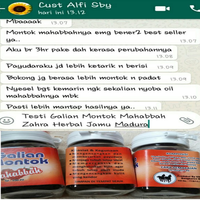 

JAMU MADURA PEMBESAR PAYUDARA MONTOK MAHABBAH MMM1985